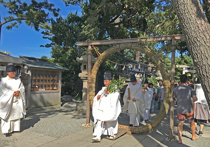 夏越の大祓 森戸神社（森戸大明神）夏越の大祓