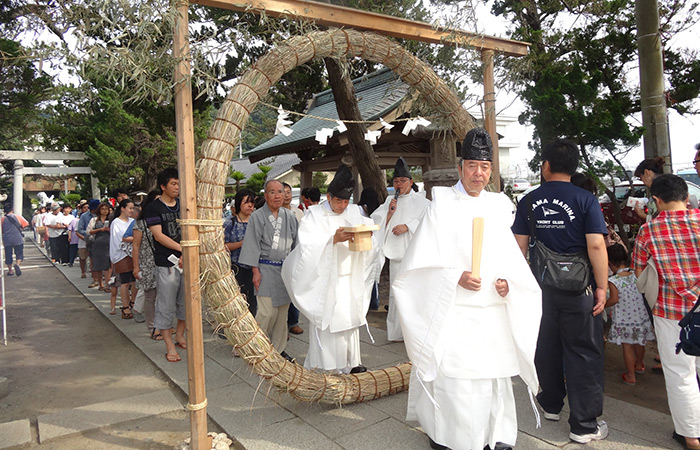 夏越の大祓 森戸神社（森戸大明神）夏越の大祓